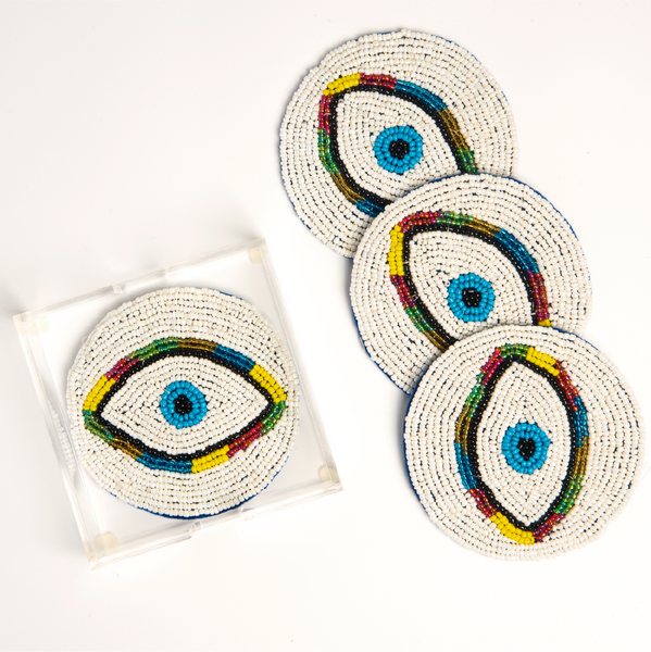 The Multi-hued Eye Palette Coasters