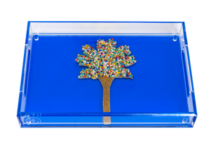 Confetti Splendor - Transparent Blue Tray